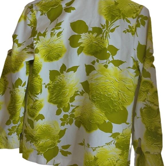 Vintage Pykettes Womens All Over Print Floral Dagger Collar Blouse READ - Picture 8 of 11